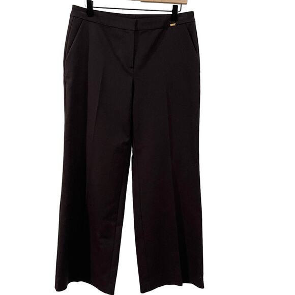 St John Yellow Label Brown Pants Slacks Size 8 - Picture 1 of 8